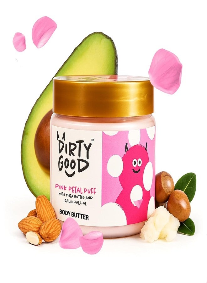 Dirty Good Kids Bath Wash & Body Butter Combo (3+ Years) – Gentle & pH Balanced | Sulphate, Paraben & Phthalates Free | Cherry Blossom Bath Wash (150g) & Pink Petal Rose Body Butter (120g - Image 2