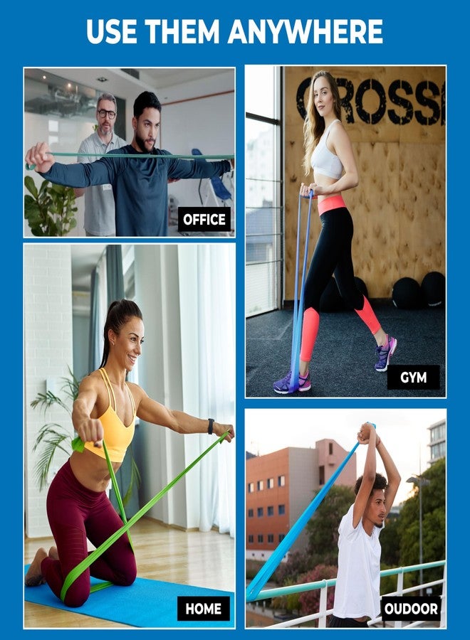 Nivia Stretch Band, Light Resistance Bands for Workout for Men & Women, Resistance Band for Pull Up, Exercise Band for Home (Level - 1, Light Blue) - Image 4