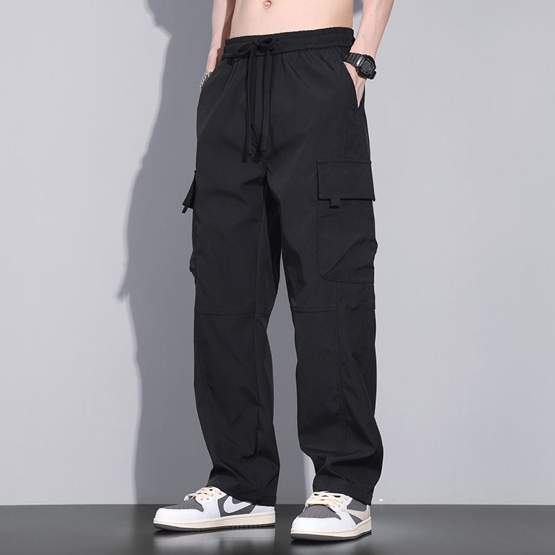 Trapped Tooling Pants Men'S Loose Straight Pants Wear-Resistant Dirty Multi-Pocket Labor Protection Work Pants - Image 1
