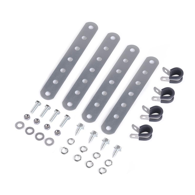 CNRAQR Oil Cooler Metal Mounting Bracket Kit used for 34 inch Coolers Compatible LPD47391 Low Pressure Drop 40k Transmission Oil Cooler