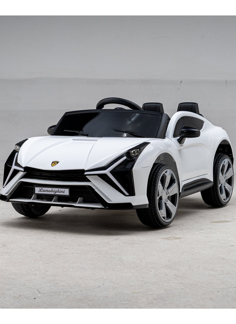 FUN MOMENT Luxury Electric Ride-On Car with 2 Seats and Sound Effects  - Image 1