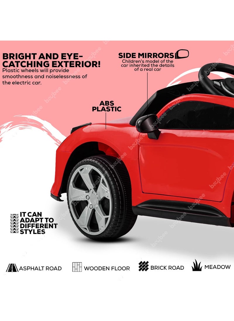 Luxury Electric Ride-On Car with 2 Seats and Sound Effects