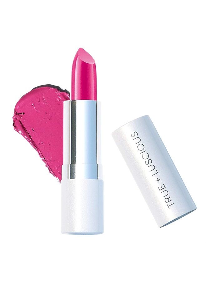 True + Luscious Super Moisture Lipstick – Clean, Vegan and Cruelty Free – Lasting Hydration for Dry Lips with a Satin Finish – Wild Rose - Image 1