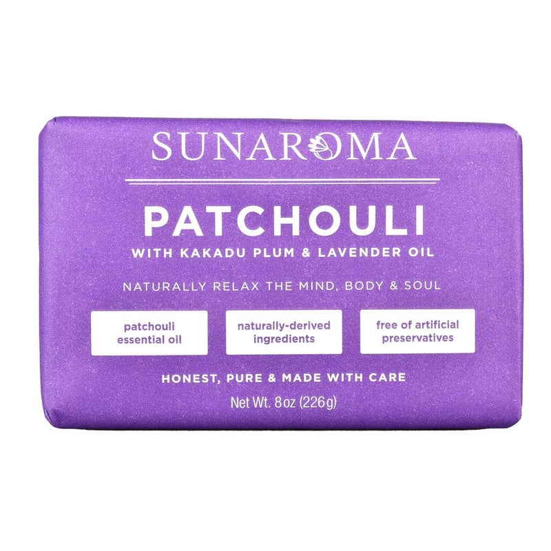 SUNAROMA Soap  85oz Patchouli Lavender