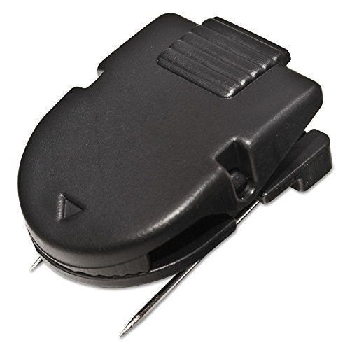 Advantus 75344 Fabric Panel Wall Clips, Standard Size, Black, 20/Box - Image 1