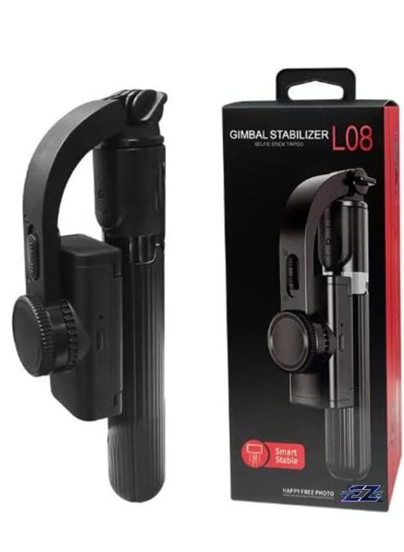 ELTRAZONE Gimbal Stabilizer for Smartphone – Hand Grip with Bluetooth Remote Control for Perfect Selfies  Steady Shots - Image 1