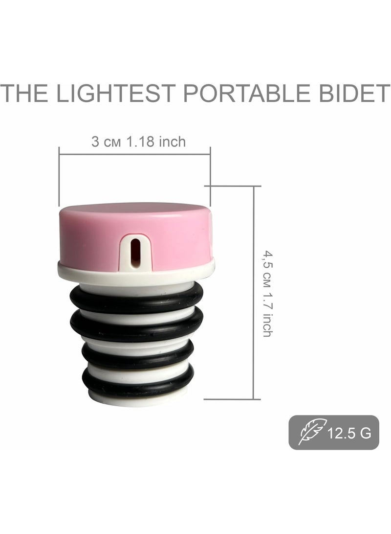 Comfortable and Lightweight Portable Bidet for Travel and Camping, Travel Compatible with Any Bottle, Portable Bidet Sprayer, Portable Bidet (3 PCS, Multi-colour) - Image 3