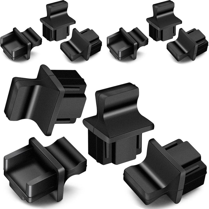SYOSI RJ45 Dust Covers, Ethernet LAN Port Protectors, Silicone Caps for Network Switches, Routers, Hubs, Computers, and Copper Transceiver Modules, Prevent Dust and Debris, 20 Pcs - Image 1