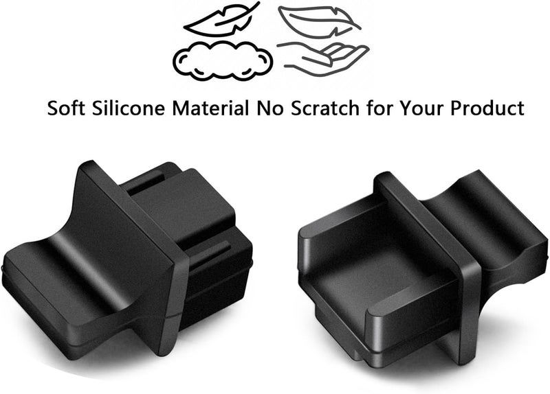 SYOSI RJ45 Dust Covers, Ethernet LAN Port Protectors, Silicone Caps for Network Switches, Routers, Hubs, Computers, and Copper Transceiver Modules, Prevent Dust and Debris, 20 Pcs - Image 2