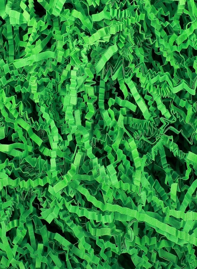 Ankelesz 50g Easter Raffia Grass Paper Shred for Gift Wrapping Basket and Gift Box Filling，Crinkle Cut Paper for Wrapping (Green) - Image 4