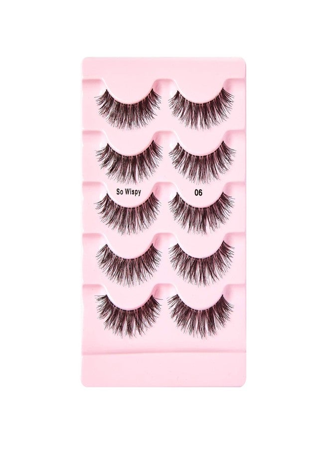 i.Envy iENVY by KISS So WispyiENVY by KISS So Wispy Eyelashes 5 Pair Multi Pack (KPEM65) (1 PACK) Natural Wispy Style Made with Natural Hair - Image 4