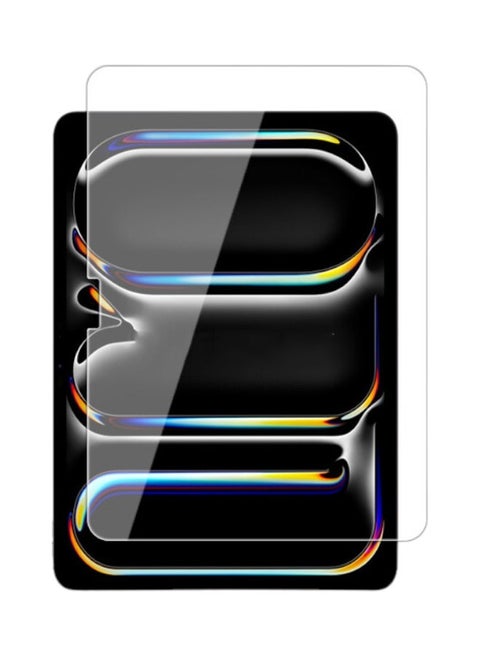 iPad Pro 11 inch M4 (2024) Screen Protector, 9H Hardness Tempered Glass Film, Clear HD