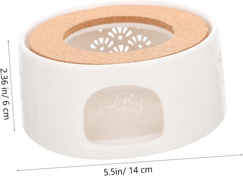 BESTOYARD Teapot Warmer Ceramic Tea Candle Holder Tea Pot Heating Base Pedestal for Living Room - Image 2