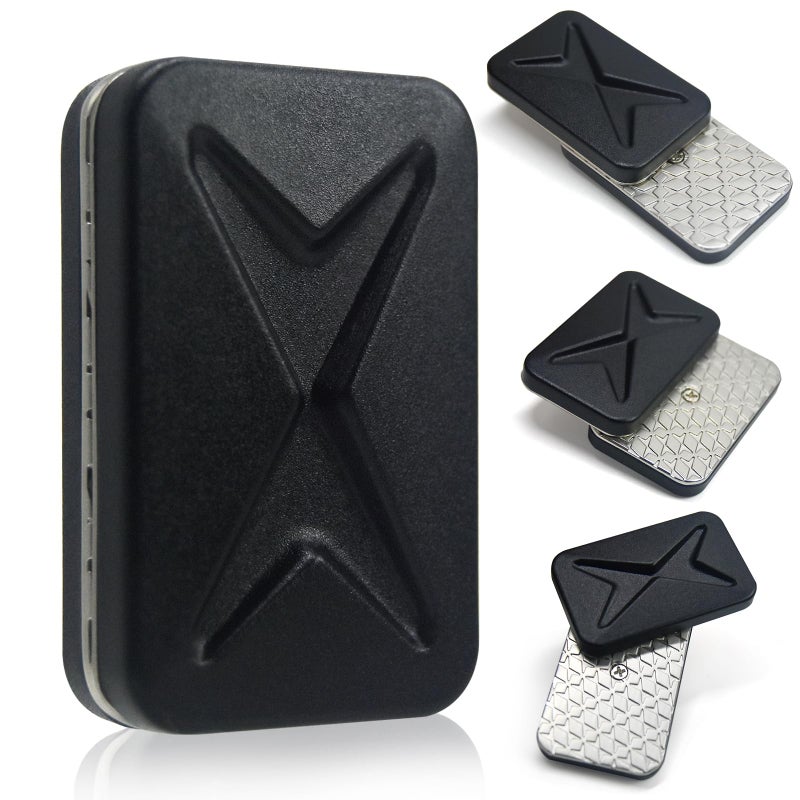HIDEDC Magnetic Fidget Slider EDC Fidget Toys for Adults Home Office Executive Desk Toy Stress Relief Toy Ideal Gifts for ADHD ADD Autism Frost Black 20 - Image 3