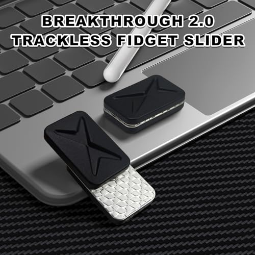HIDEDC Magnetic Fidget Slider EDC Fidget Toys for Adults Home Office Executive Desk Toy Stress Relief Toy Ideal Gifts for ADHD ADD Autism Frost Black 20 - Image 5