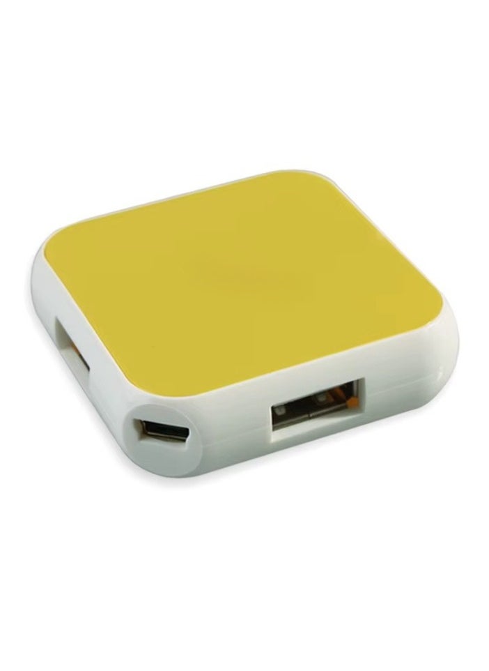 Generic - USB 2.0 Hub, Ultra Slim USB Splitter with 4-Port USB 2.0 Data Hub Converter Adapter for MacBook, Mac Pro/Mini, iMac, Surface Pro, XPS, Notebook PC, USB Flash Drives, Mobile HDD - Image 1