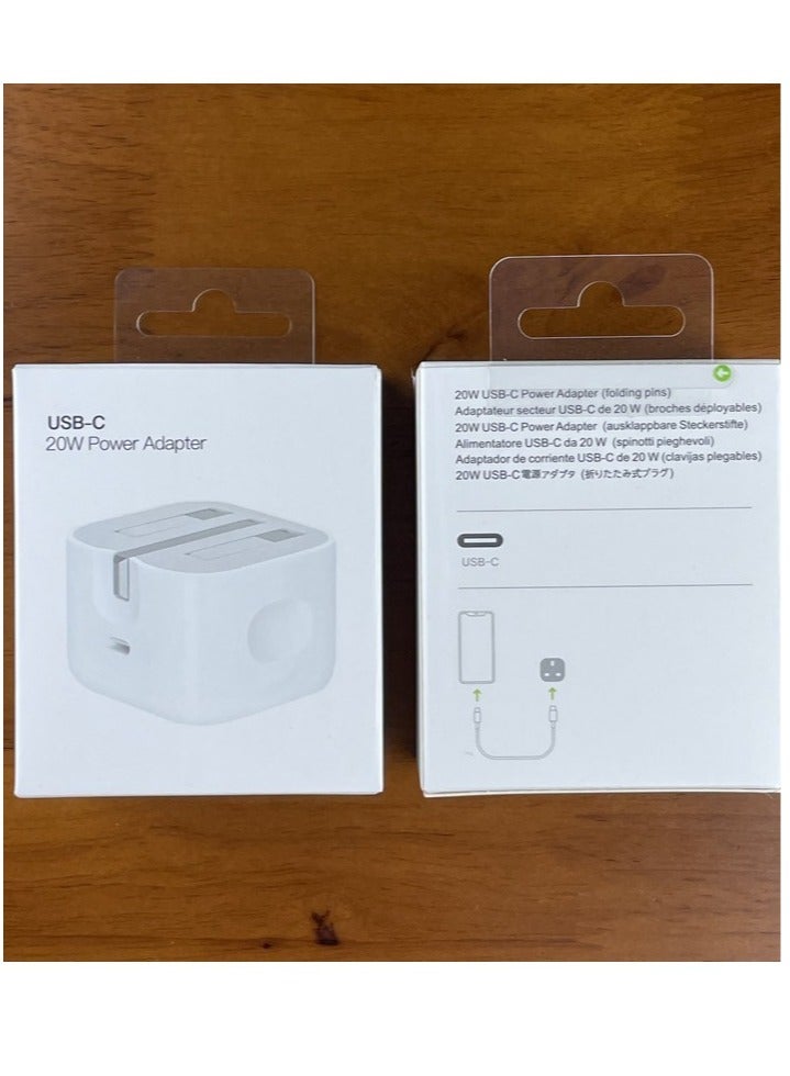 20W USB-C Power Adapter White - Image 3