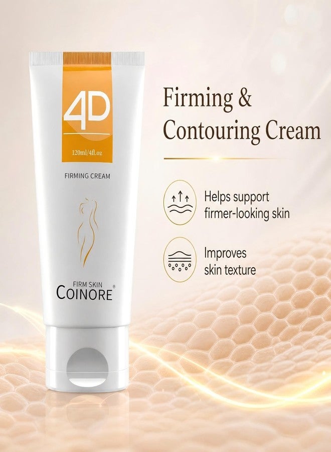 coinore B Flat Belly Firming Cream - Fast Absorbing Moisturizer Firming, Tightening Cream for Belly, Thigh & Buttocks for Women & Men, 4.0 Fl Oz - Image 2