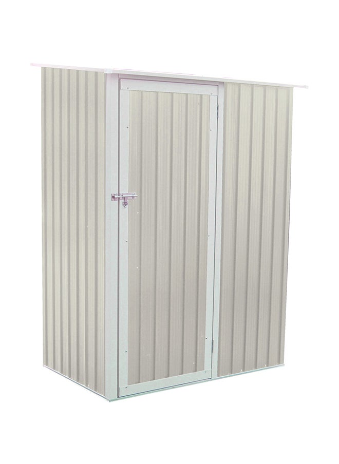 Cameltough CamelTough Outdoor Metal Storage Shed, 4.7X3 feet, Garden Metal Shed. Perfect for Storing Garden Tools, Yard Tools, Tool Storage Shed for Courtyard, Lawn, Backyard with Warranty, Beige, CT-642  - Image 1