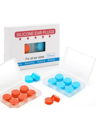 Sleep Earplugs, Silicone Earplugs, Sleep Earplugs with High Decibel Noise Protection Waterproof Earplugs for Sleep Learning Swimming and Cancelling Noise（Blue &Orange） - pzsku/Z71AF6D2E68355BFEF8D0Z/45/_/1710763250/8e152c3e-fab3-4ac3-ba58-6e0cadbc54ba
