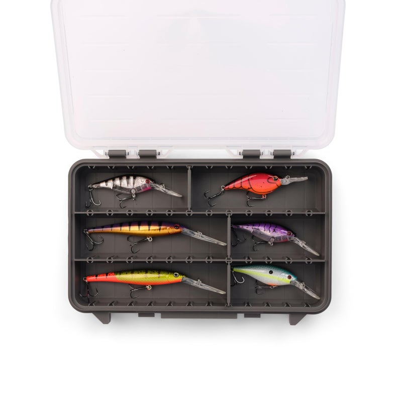 Plano StowAway 3600 Stow Tackle Box with Corrosion-Preventive Rustricor, 4-Pack, Single Latch Design, Transparent DuraView Lid, Stackable Storage for Fishing Bait, Lures and Gear - Image 2