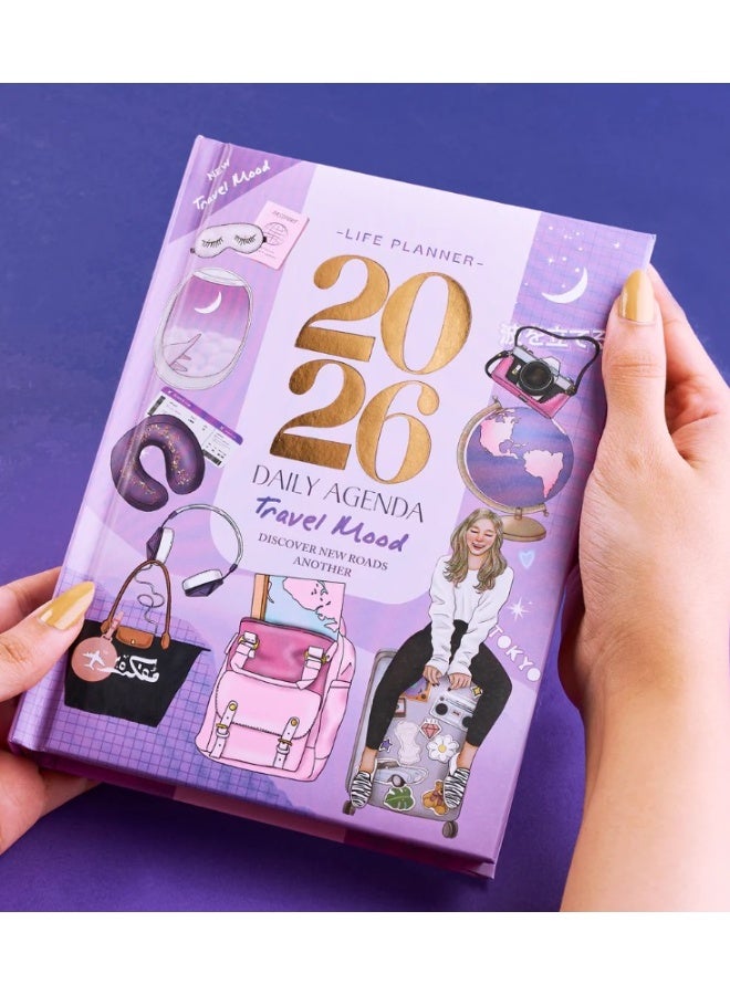 Mofakera Travel Mood Daily gift Calendar Agenda 2026 - A5 - Image 1