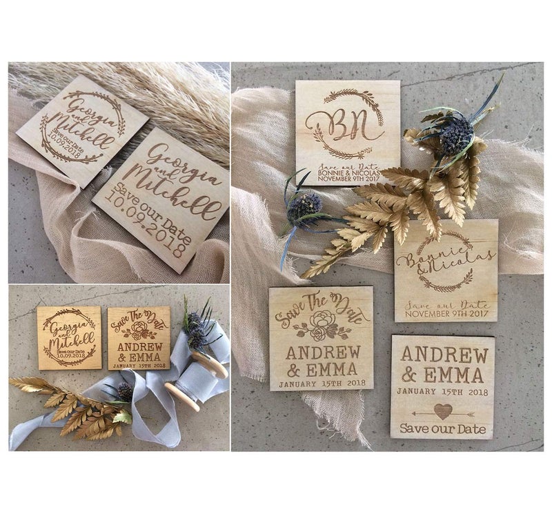 ilauke Wood Squares 4x4 Inch, 50Pcs Unfinished Square Wood Pieces 1/8 Inch, Blank Wood Tiles for Crafts, Laser Cutting, Wood Burning, Painting, Writing, Staining, Engraving, Scrabble Tiles, Home Decor - Image 5