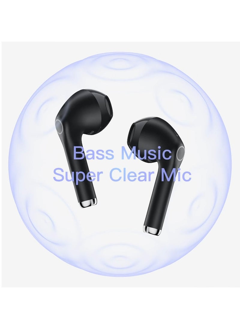 Haino Teko Haino Teko Air 18 True Wireless Earphone With Super Clear Microphone Multi Functional Touch Control Designed For Android Mobiles and Tablets Black  - Image 4