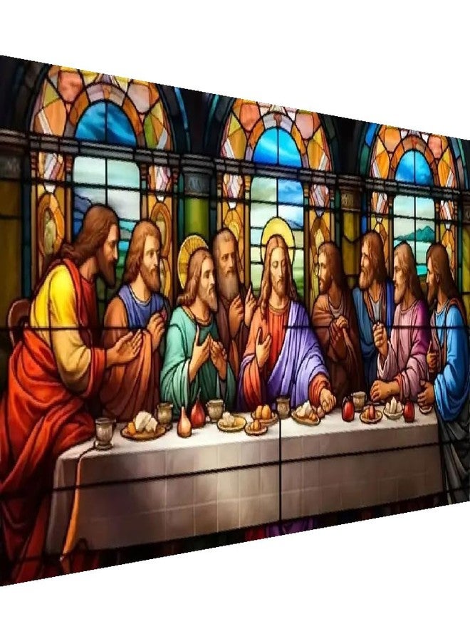 BOHADIY 5D DIY The Last Supper Diamond Painting Kits for Adults, Large Size Full Drill Diamond Arts Rhinestone Pasted, DIY Painting Diamond Dot Arts Crafts for Home Wall Decor Gift 27.5 X 15.7 Inch - Image 1