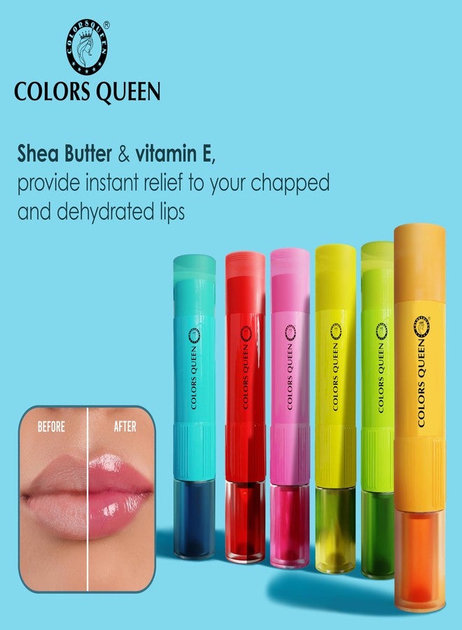 Colors Queen Magic Color 2 in1 Lip Balm & Lip Oil – Pink Rose, 4.5g | Nourishing & Moisturizing Lip oil for Dry and Chapped Lips | Tinted Lip Balm for Women Enriched with Shea Butter & Vitamin E - Image 5