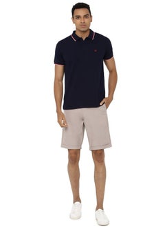 ألين سولي قميص بولو رجالي بقصّة عادية من Allen Solly (ASKPQRGFW82524_Navy_L)  - Image 5
