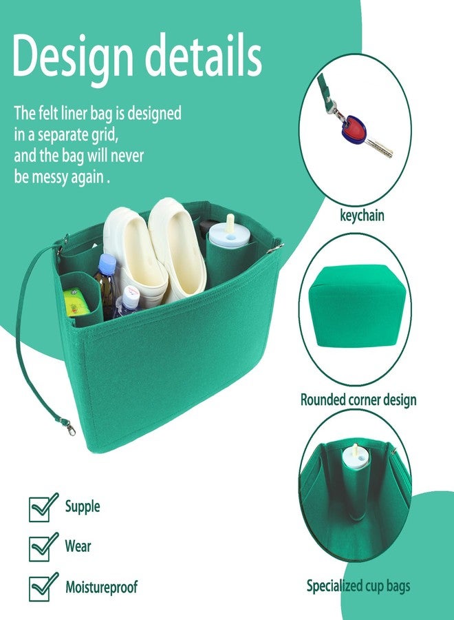Lckaey ملحقات شاطئ Lckaey لمنظم حقيبة Bogg Bag XL، فاصل تنظيم حقيبة Bogg Bag، حشوة منظم حقيبة Bogg Bag 3018Green-L - Image 3