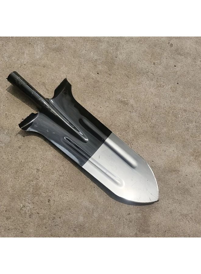 Heavy Duty Manganese Steel Garden Shovel With Ergonomic Wooden Handle 1pc - Image 3