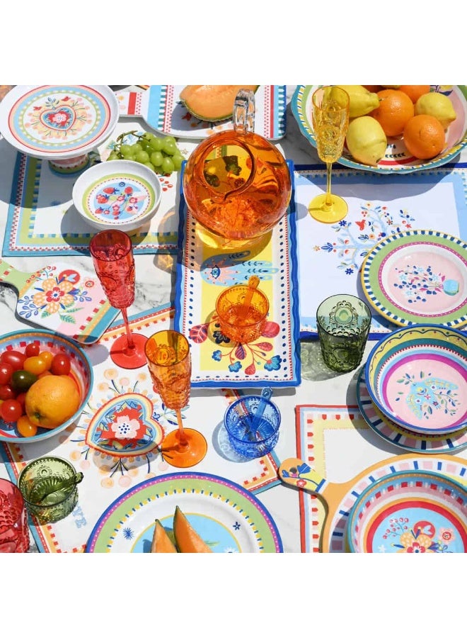 Baci milano Melamine Dinner Set 18 Pieces for 6 Persons – Mamma Mia Collection, Unbreakable Plates and Bowls, Tableware, Dinnerware, Dining, Kitchen, Home, Gift, Italian Design by Baci Milano - Image 3