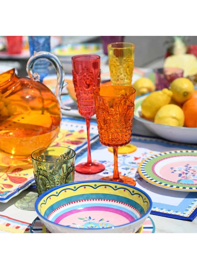 Baci milano Melamine Dinner Set 18 Pieces for 6 Persons – Mamma Mia Collection, Unbreakable Plates and Bowls, Tableware, Dinnerware, Dining, Kitchen, Home, Gift, Italian Design by Baci Milano - Image 5