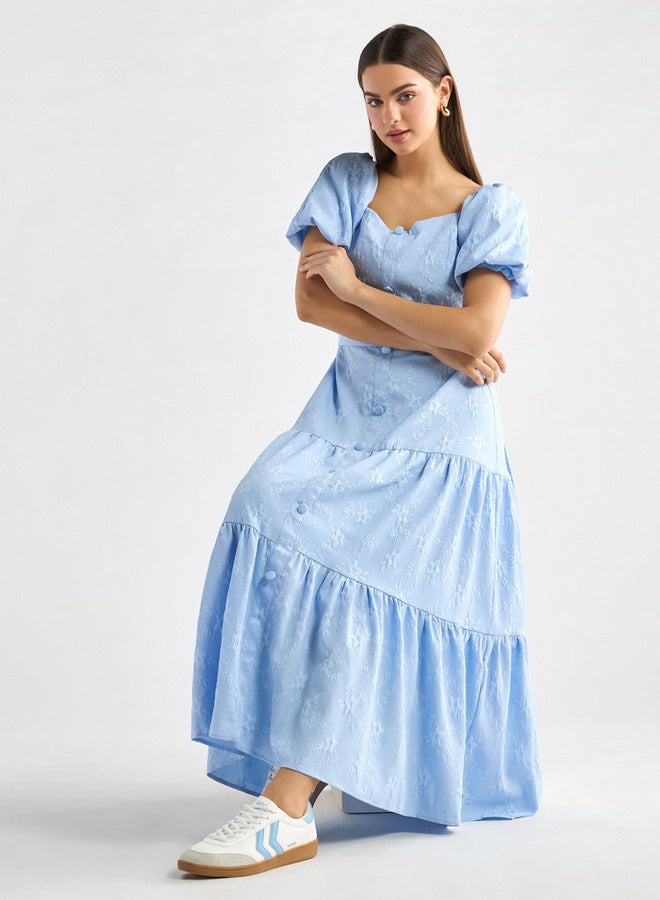 Splash FAV Belted Tiered Dress - Image 2