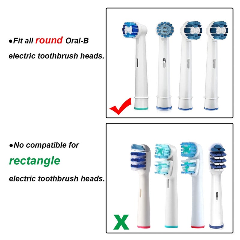 LazyMe Toothbrush Cover for Oral-b, Electric Toothbrush Replacement Heads Cover for Home and Travel (10 Pcs) - Image 3
