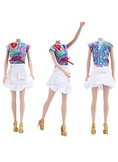 Lot 15Pcs = 5 Sets Fashion Handmade Short Skirt Mini Dress With 10 Pairs Shoes For 11.5-Inch Girl Doll Random Style - pzsku/Z71B038E345137F0EDAB1Z/45/_/1733730211/7b2f182c-9120-4cd7-b356-4929db61d8e8