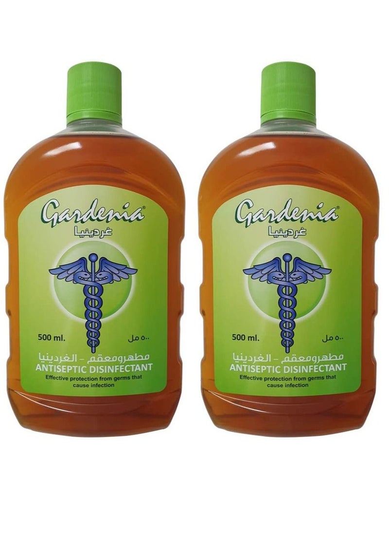 Gardenia Antiseptic Disinfectant Liquid 500ml Pack of 2 