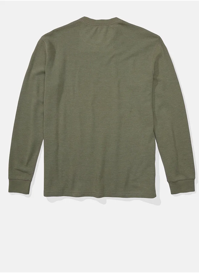 American Eagle AE Long-Sleeve Thermal T-Shirt