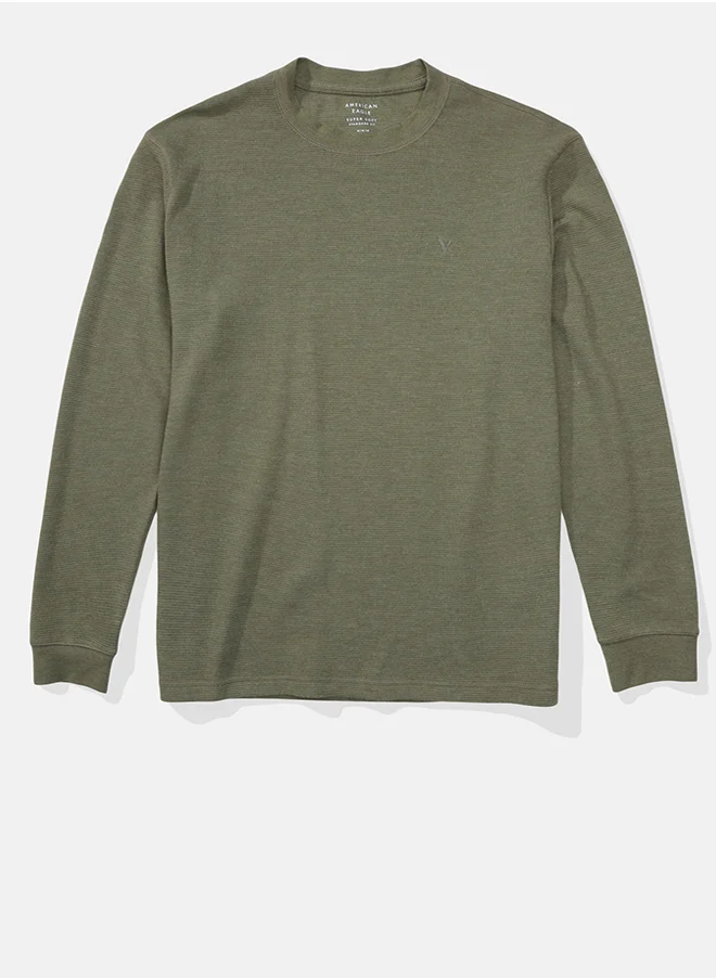 American Eagle AE Long-Sleeve Thermal T-Shirt