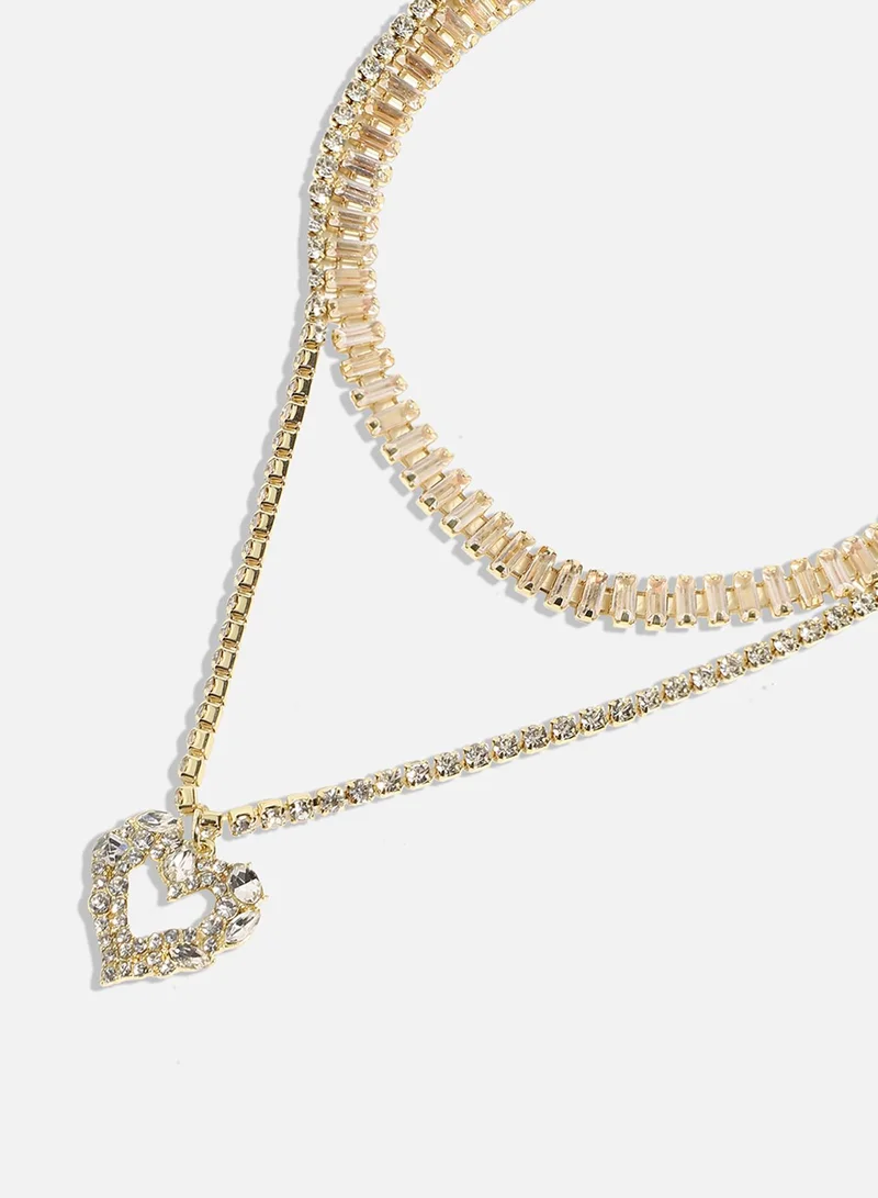 SOHI Seraphic Serenity Artificial Necklace Jewellery