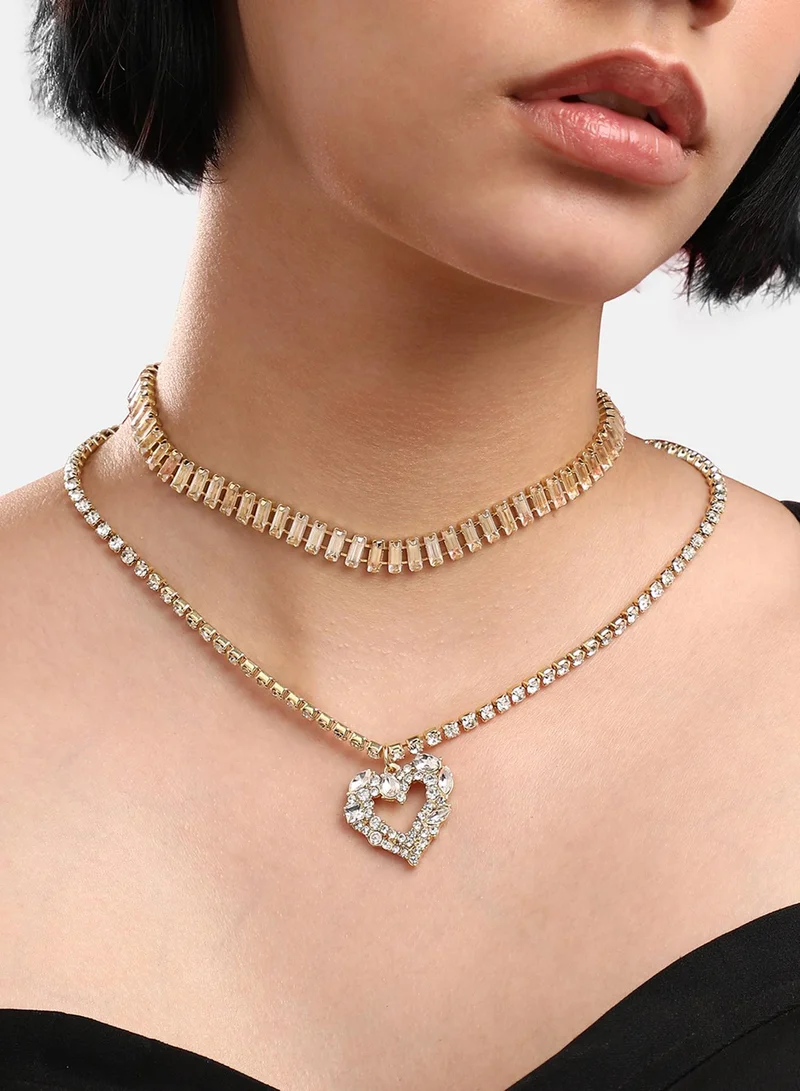 SOHI Seraphic Serenity Artificial Necklace Jewellery