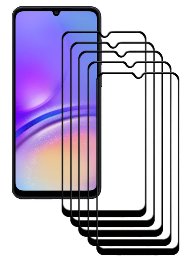 ACLIX 5 Pieces Antistatic ESD Dustproof Premium Quality High Definition Tempered Glass Screen Protector Designed For Samsung Galaxy A05 - Image 1