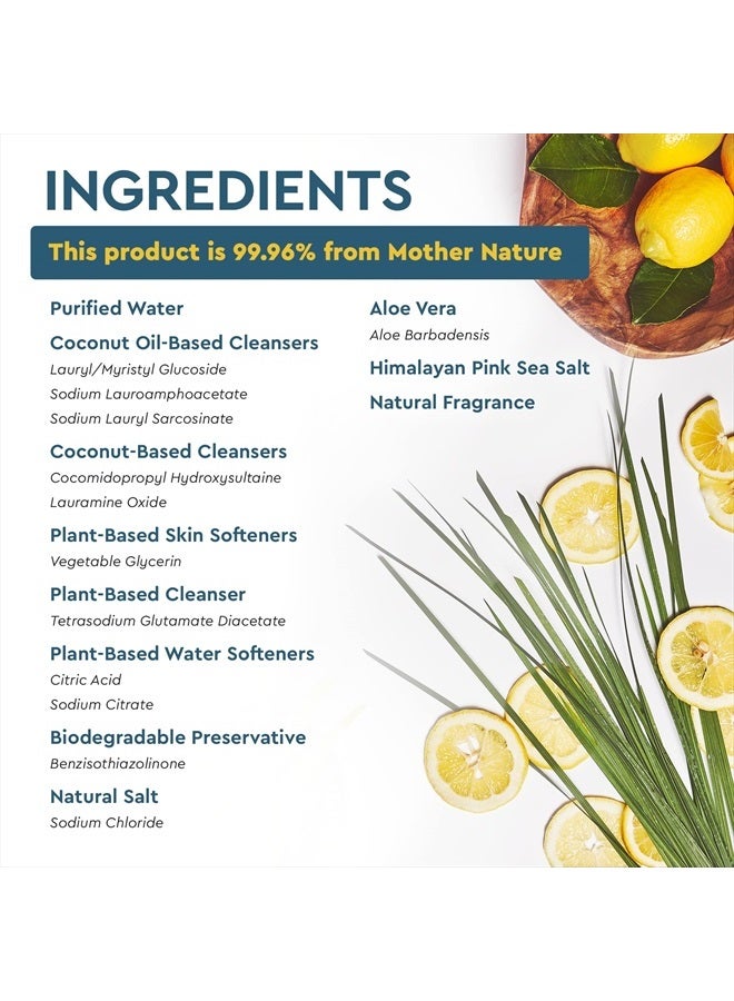 puracy Natural Dish Soap Refill, Skin-Softening Plant-Based Liquid Dishwashing Detergent Soap, Clean-Rinsing Water-Sheeting Formula, (Organic Lemongrass 48 Oz)  - Image 5