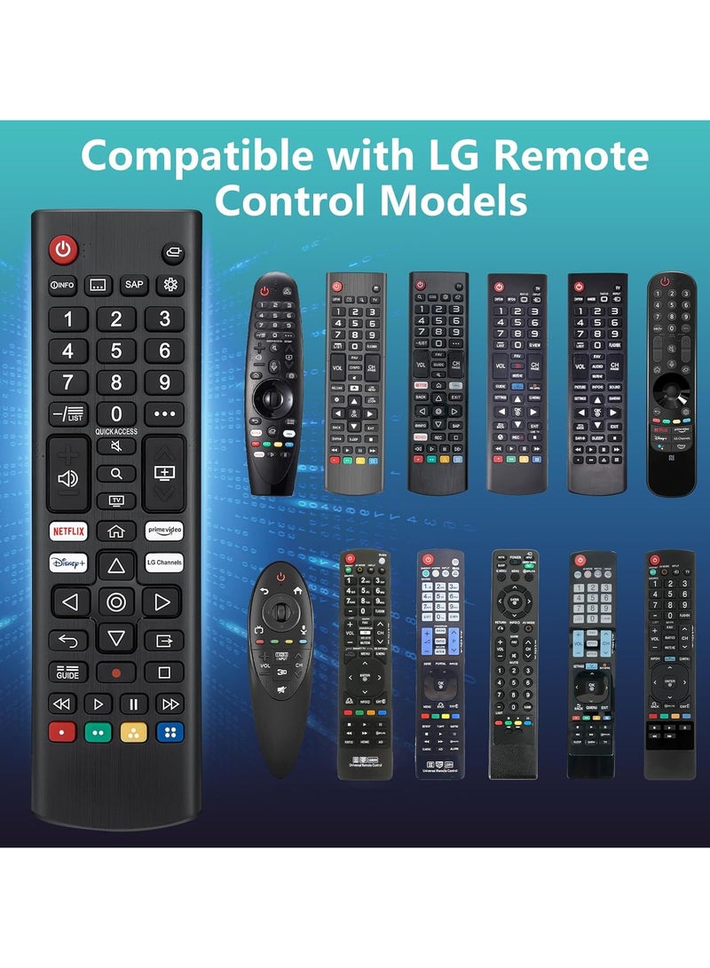 BGM Universal Remote For LG Smart TV LCD LED QLED UHD 3D QNED, NanoCell TVs with Smart Short Keys  - Image 3