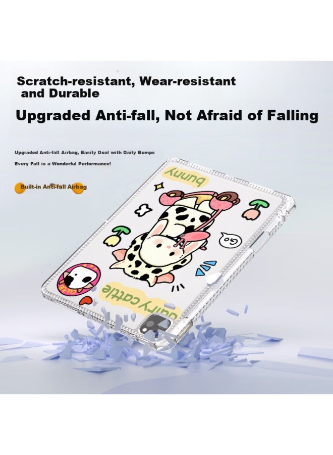 Hboalg Apple Ipad 10 Protective Case 10th Generation New 10.9-inch Airbag Pen Slot Cartoon Protective Shell Ultra-thin Anti-drop Soft Shell - Image 3