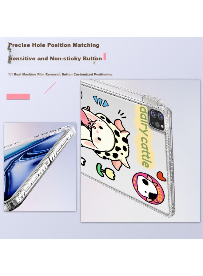 Hboalg Apple Ipad 10 Protective Case 10th Generation New 10.9-inch Airbag Pen Slot Cartoon Protective Shell Ultra-thin Anti-drop Soft Shell - Image 2