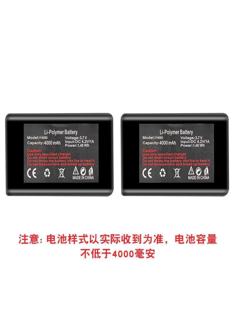Generic 3.7V 4000MAH Rechargeable Bicycle Odometer Oversized Lithium Battery Heated Gloves Box 5V 4000mah For Sports And Entertainment 3.7V/4000MAH battery (1) 