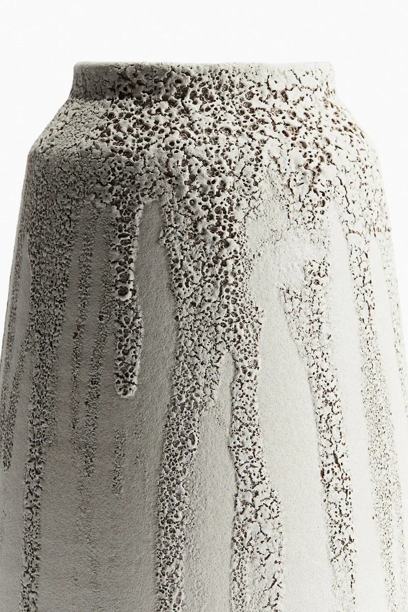 اتش اند ام مزهرية طويلة من الطين